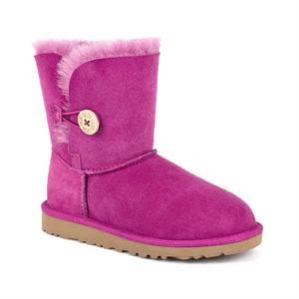 Fruit Punch Pink Bailey Button Uggs